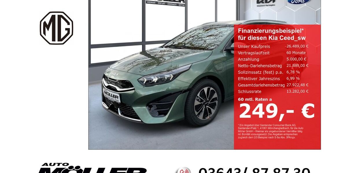 Kia ceed Sportswagon 9.366 km 26.489 &euro; Weimar 99425